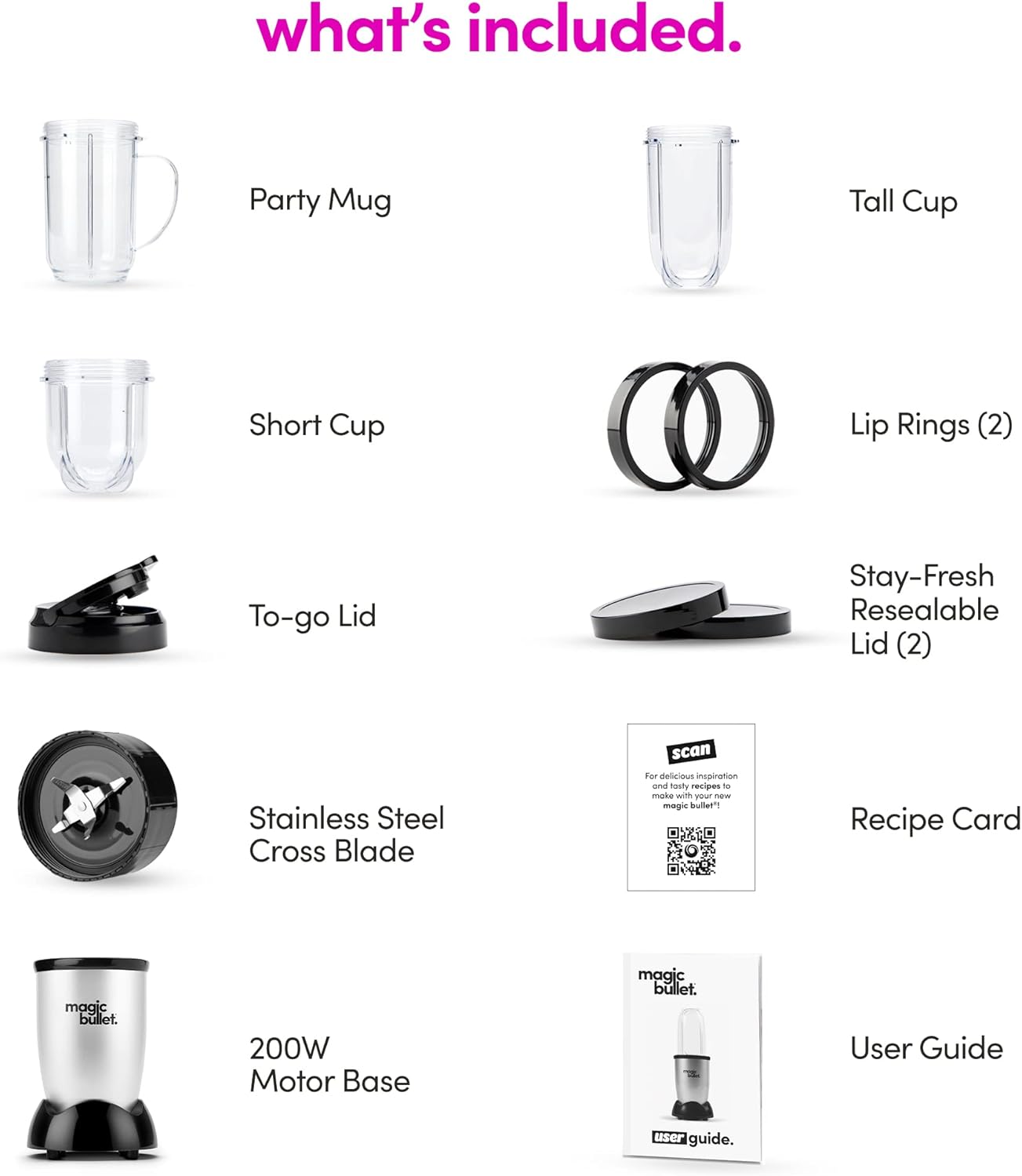 Transform Your Kitchen with the Versatile Magic Bullet 11-Piece Blender Set in Sleek Silver