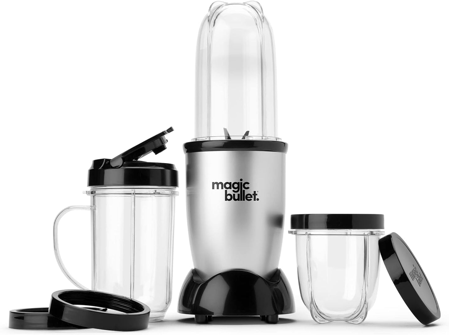 Transform Your Kitchen with the Versatile Magic Bullet 11-Piece Blender Set in Sleek Silver