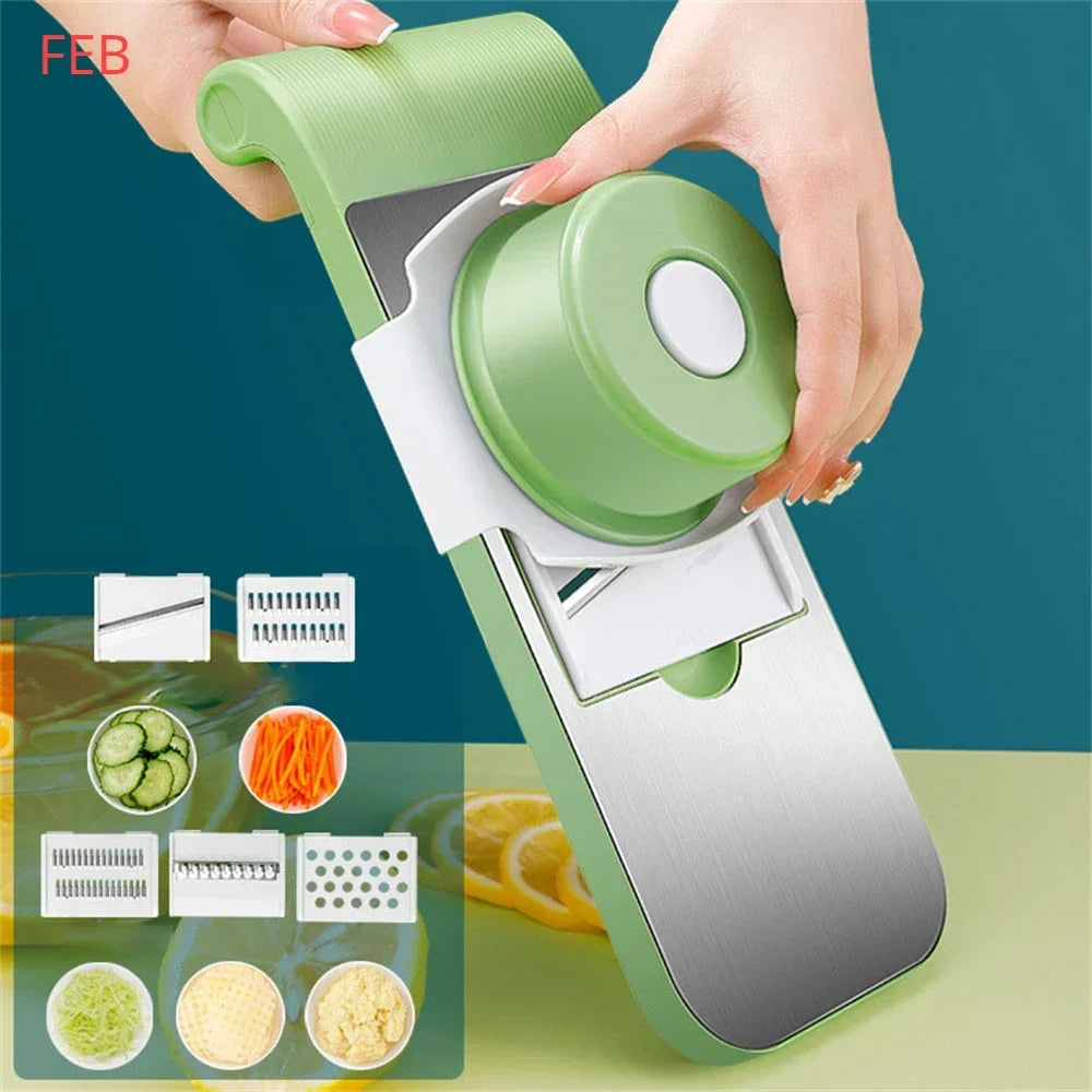Revolutionary Stainless Steel Vegetable Slicer: Your Ultimate Kitchen Companion for Effortless Dicing and Slicing