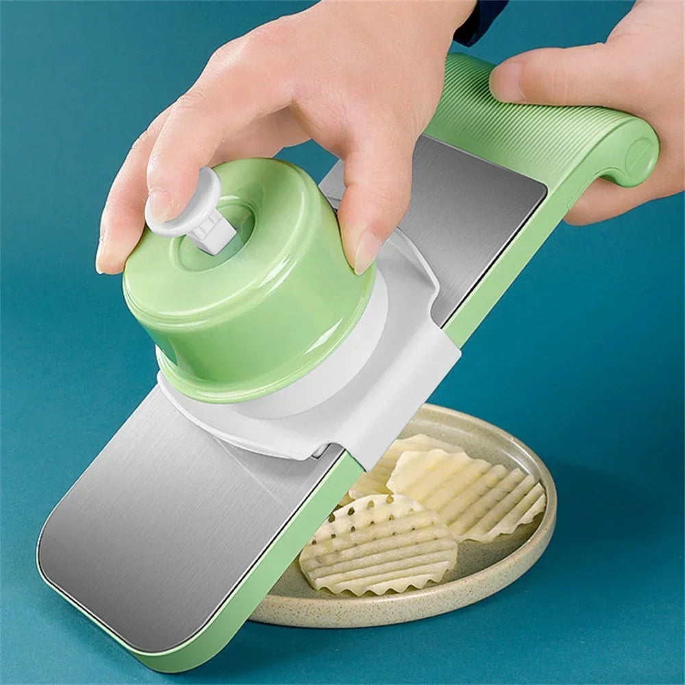Revolutionary Stainless Steel Vegetable Slicer: Your Ultimate Kitchen Companion for Effortless Dicing and Slicing