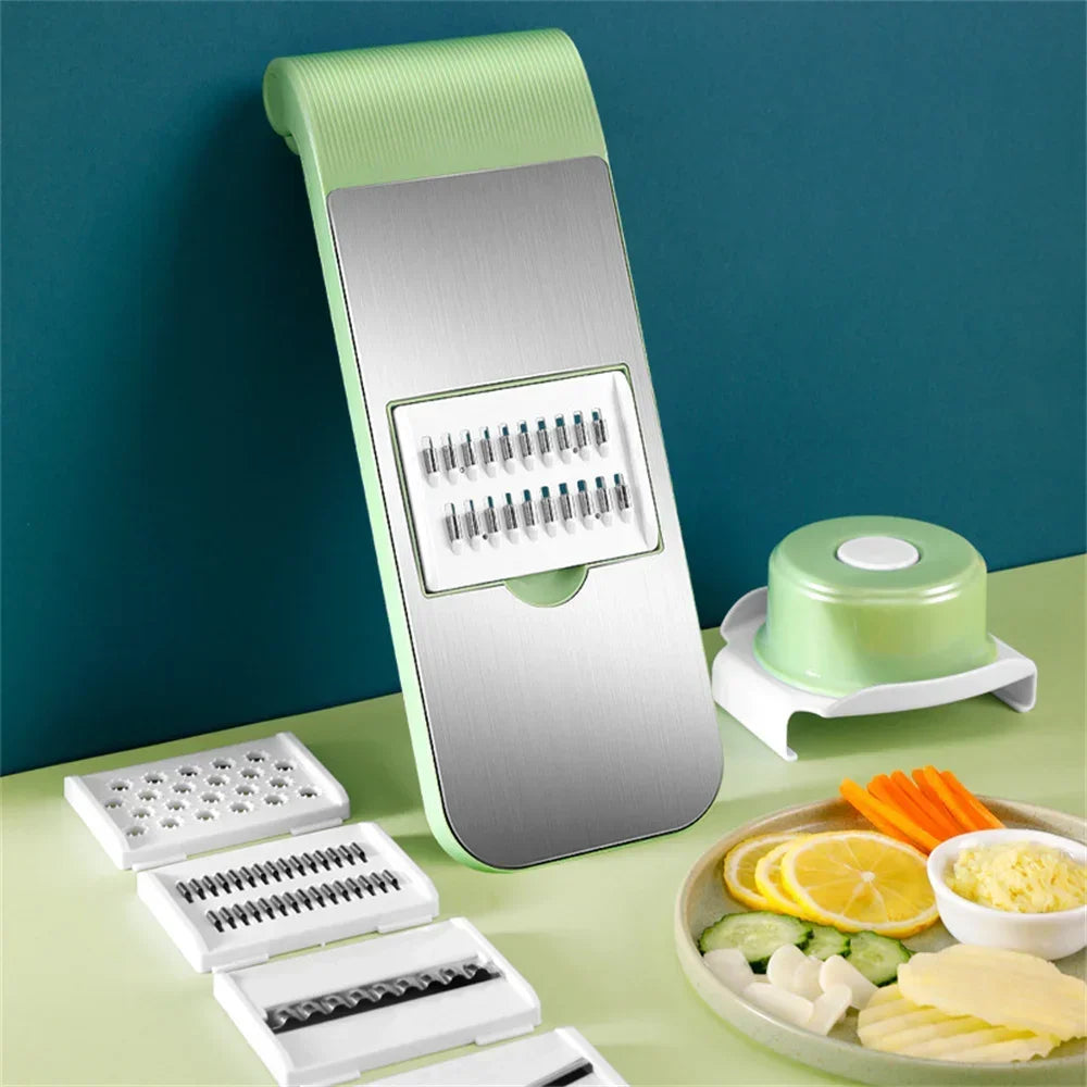 Revolutionary Stainless Steel Vegetable Slicer: Your Ultimate Kitchen Companion for Effortless Dicing and Slicing