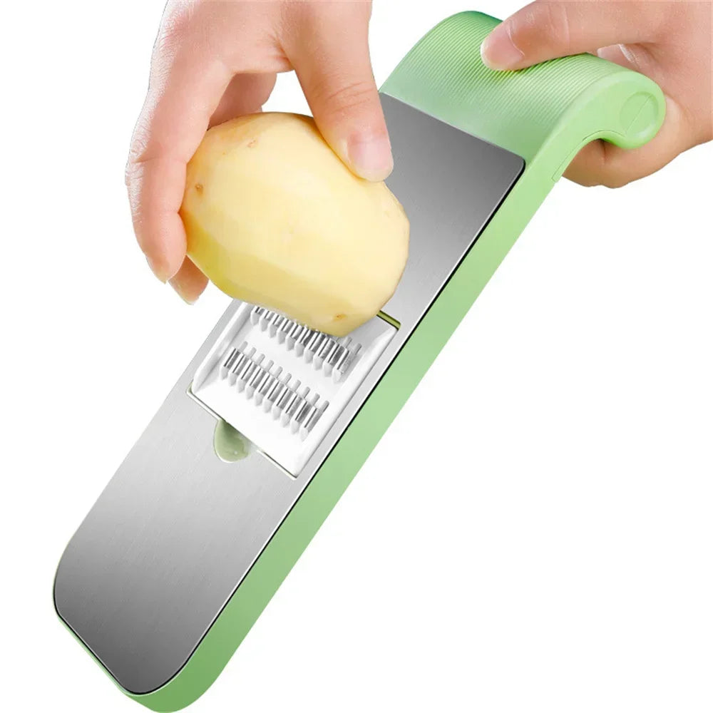 Revolutionary Stainless Steel Vegetable Slicer: Your Ultimate Kitchen Companion for Effortless Dicing and Slicing