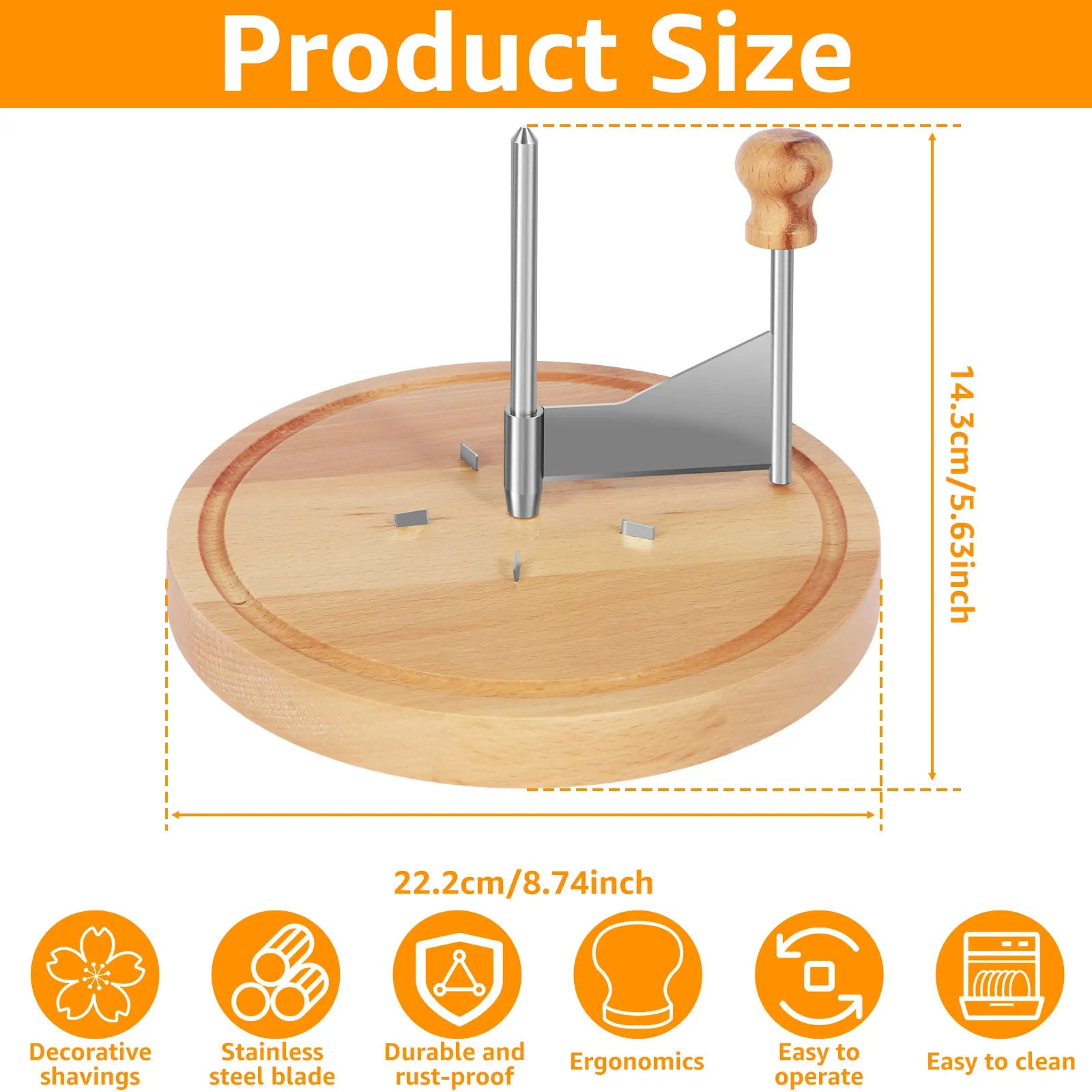 Transform Your Culinary Experience with Our Premium Stainless Steel Cheese Curler and Chocolate Shaver